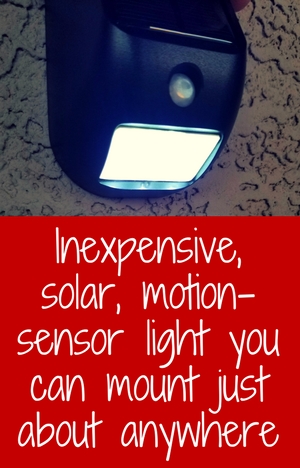 read myClever Life Company Small Solar Sensor Light Review