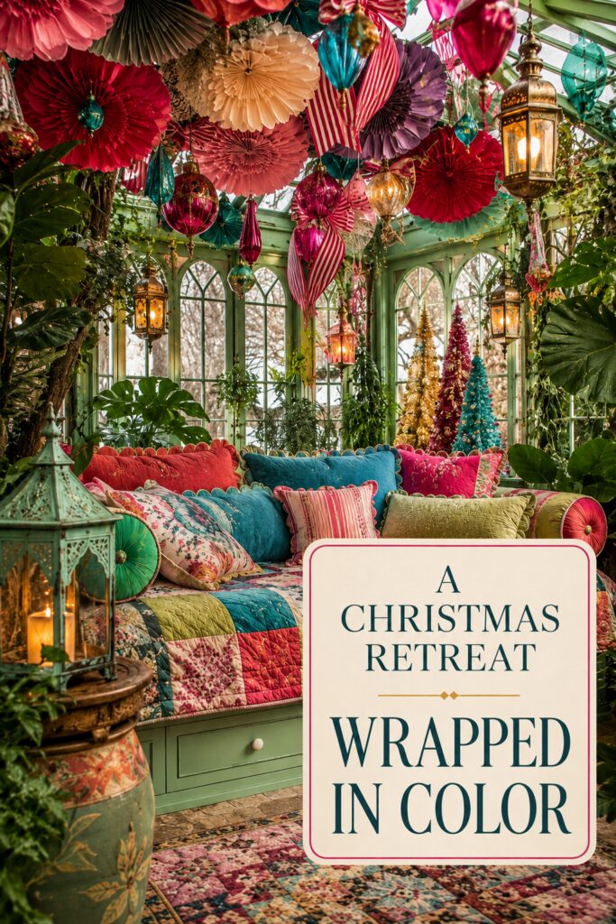 A Christmas Retreat Wrapped in Bright Colors