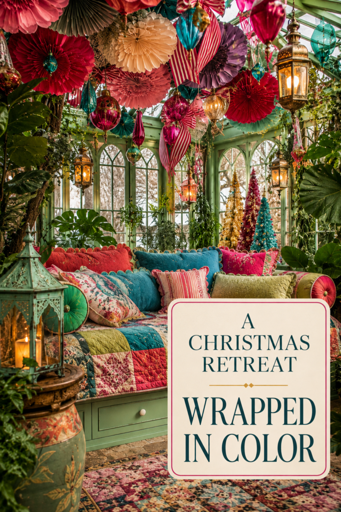 A Christmas Retreat Wrapped in Bright Colors