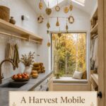 Apple Slices and Leaf Mobile for Fall Decorating