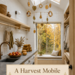 Apple Slices and Leaf Mobile for Fall Decorating