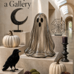 Artsy Halloween Decor with Gallery Feel