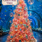 Coral Reef Themed Christmas Tree with Shells