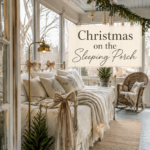 Cozy Christmas Sleeping Porch in Ivory