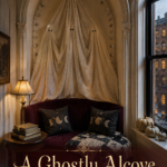 Draped Sheet Creates Halloween Ghost in Apartment Alcove