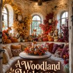 Enchanting Fall Retreat With Leaves and Woodland Creatures