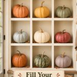 Fill Your Cubbies with Fall Colored Pumpkins