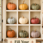 Fill Your Cubbies with Fall Colored Pumpkins