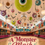 Fun Halloween Roller Rink with Monster Eyeballs
