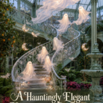 Hauntingly Elegant Ghosts Above Long Curved Staircase