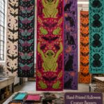 How to Make Hand Printed Halloween Banners