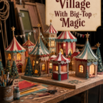 How to Make a Christmas Village with a Big Top Theme