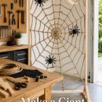 How to Make a Giant Rope Spiderweb for Halloween