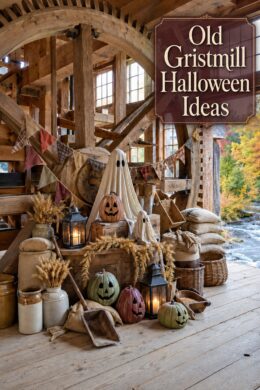 Old Gristmill Halloween Decorating Ideas