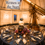 Star Themed Halloween Tablescape in Observatory