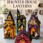 Vintage Paper-Theater Haunted House Lanterns