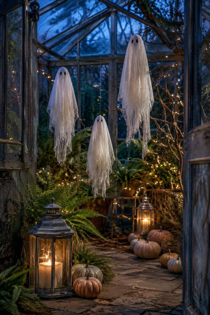 Ethereal Ghost Garden Halloween Conservatory