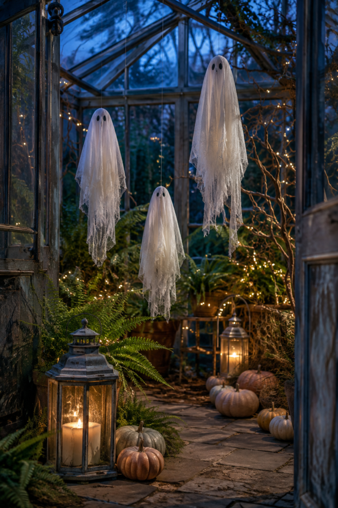 Ethereal Ghost Garden Halloween Conservatory