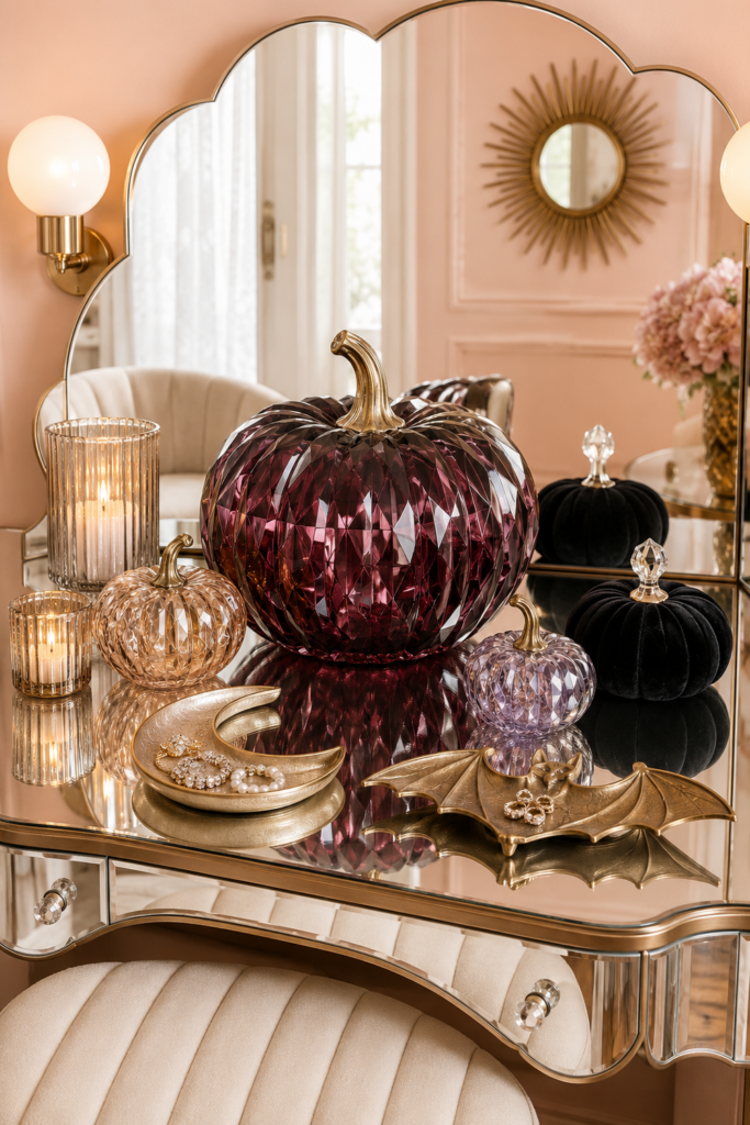 Jeweled Pumpkin Vanity Collection