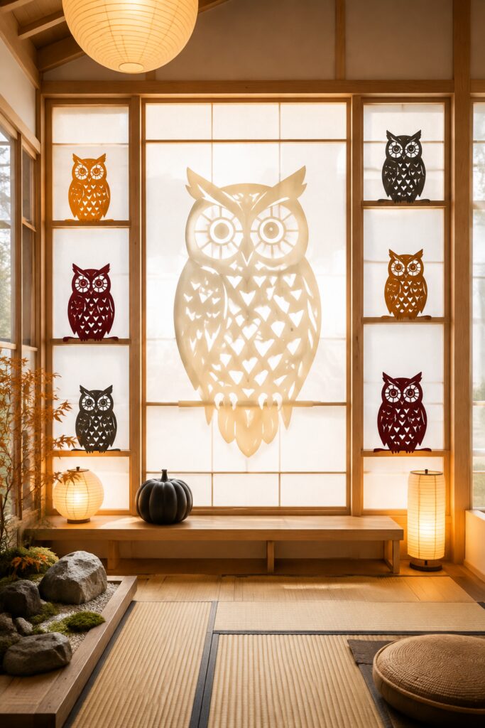 Luminous Owl Window Gallery